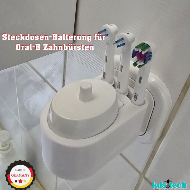 Steckdosen-Halterung passend für Oral-B Zahnbürsten Ladegerät