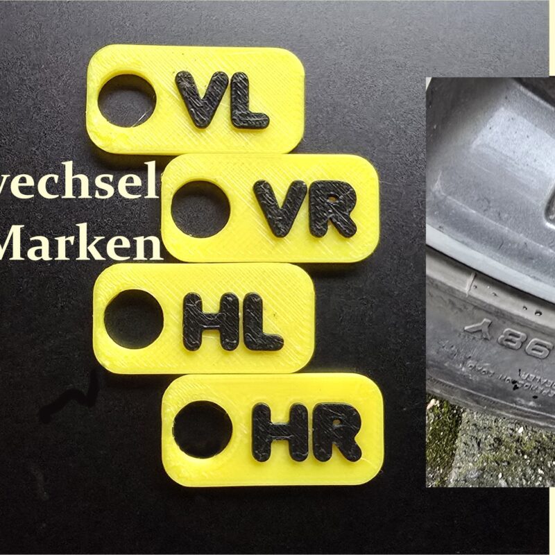 Reifenmarkierungen